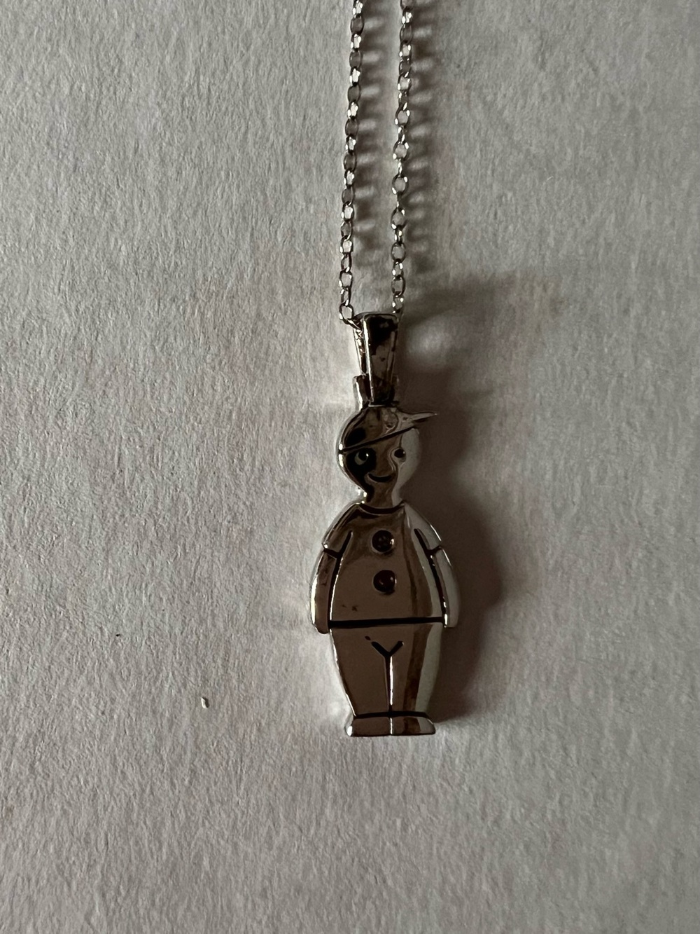 925 Silver  Boy  Pendant Necklace
